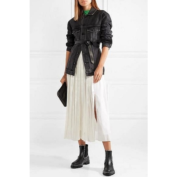 Alexander Wang Spencer Ball Studd Leather Chelsea Boots - Picture 7 of 14